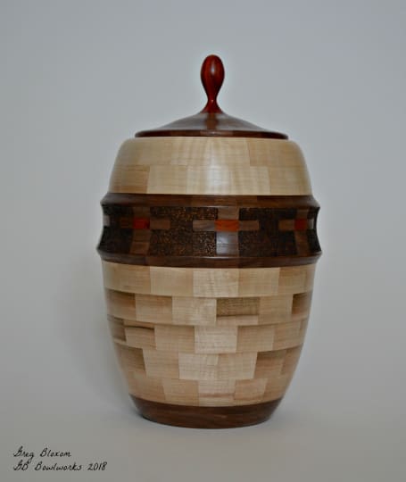 Hand turned wooden bowls